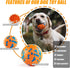 Dog Balls for Aggressive Chewers,Indestructible Floating Dog Ball,Bouncy Fetch Balls for Dogs Small Medium Breed,Lightweight Solid Tennis Balls fo...