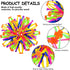 2 Pcs Colorful Sphere Breathing Ball Toy-Expandable Ball Great Anxiety Reliever Stresss Ball,Collapsible Magic Ball Toy Apply for Children and Adu...