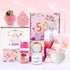 50th Birthday Gifts for Women,Her,Unique Gifts for Friends Female, Mom, Bestie, Sister, Wife, Relaxing Spa Gift Basket Set,Candles,Tumbler,Makeup ...