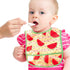 6Pcs Baby Feeding Bibs Waterproof Toddler Bib Set with Crumb Catcher Pocket Infant Adjustable Baby Teething Bib Babies Sleeveless Colorful Fruits ...