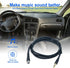 AUX 3.5 mm Male to Female Locking Nut Panel Mount Cable Car Stereo Audio Adapter Converter Cord...
