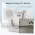 Betoplin 10 Pairs Magnetic Snaps, PVC Hidden Sew on Snaps Fastener Magnetic Closures for Purses Clothing Handbag...