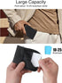 Business Card Holder, Business Card Case Zipper Pocket Card Holders Business Card Wallet Business Card Carrier for Men or Women (Black)...