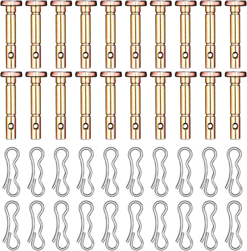 Shear Pins and Cotter Pins Fit for MTD Snowblower - Shear Pins 20pcs and Cotter Pins 20pcs Compatible for Cub Cad et Troy Bilt Craftsman 24" 26" S...