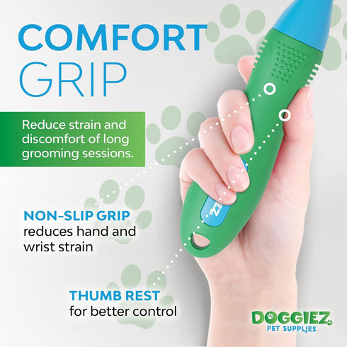 Dog, Cat, Rabbit & Pet Detangler Comb for Small Pets - Grooming Tool with Round Tip Steel Pins - Cat Comb, Dog Comb, Rabbit Comb - Anti Slip Hair ...
