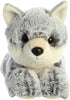 Aurora® Adorable Mini Flopsie™ Winter Wolf™ Stuffed Animal - Playful Ease - Timeless Companions - Gray 8 Inches...