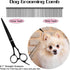 Premium Dog Grooming Scissors with Safety Round Tips, 6 in 1 Dog Grooming Scissors Kit, 4CR Stainless Steel Premium Pet Grooming Shears for Dog, S...