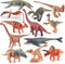 12PCS Realistic Mini Dinosaur Toy Set for Dino Party Cupcake Toppers Dinosaur Figures 3 Inch for Girls Boys Kids Toddlers Birthday Gift...