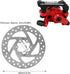 Akozon Brake Disc, 140mm Diameter Brake Disc Caliper Kit for Electric Scooter...