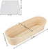 ANPHSIN 13" Banneton Bread Proofing Basket - Sourdough Basket Loaf Brotform, Oval Dough Rising Bowl with Liner for Homemade Bread Making Baking Su...