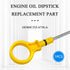 Car Engine Oil Dipstick Replacement OEM#CJ5Z-6750-A, Double Hole Dip Stick for Checking Oil, Engine Oil Indicator Dipstick Compatible with Ford Li...