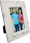 Go Greek Chic Zeta Tau Alpha | 5x7 Picture Frame | Sorority Gift (Marble w/Black Engraving)...