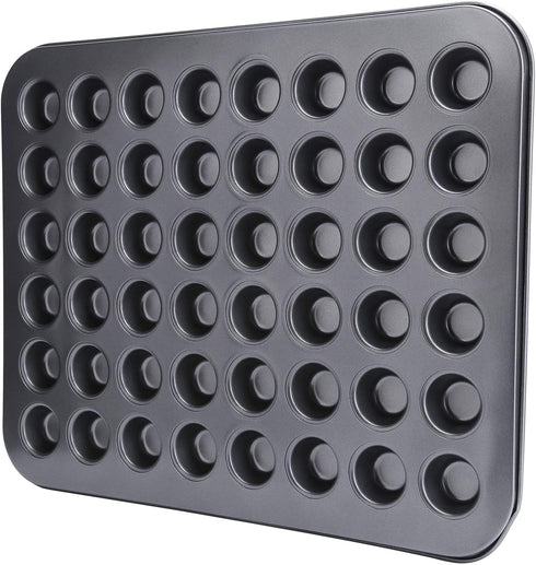 Fdit Bakeware Cupcake And Muffin Pan 48Cup NonStick Mini Round Cupcake Pan Tray Baking Bakeware Cooking Accessory Make Complete And Beautiful Cake...