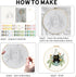 INFUNLY 4 Sets Embroidery kit with Cat Pattern Embroidery Kit for Beginners DIY Beginner Cat Embroidery Set Plant Cat Cross Stitch Kit for Adults ...