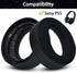 Earpads Replacement for Sony Playstation Pulse 3D Wireless Headset PS5, Ear Pads Cushions with Noise Isolation Foam (Black (Memory Foam + Cooling ...