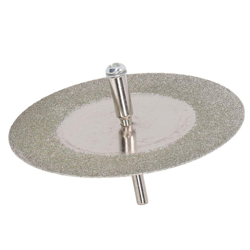 10Pcs Diamond Cutting Wheel Diamond Cutting Discs Cut Off Wheel Blades Set Power Rotary Tool Parts for Wood Metal Stone with Connecting Rods(60mm ...