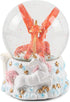 Elanze Designs Red Dragon with Unicorn Tabletop Figurine Decoration 100MM Sturdy Glitter Water Wind Up Musical Snow Globe Plays Tune Fantasie Impr...