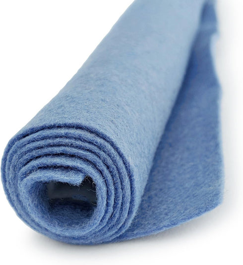Periwinkle Purple Blue - Wool Felt Oversized Sheet - 35% Wool Blend - 1 12x18 inch Sheet...