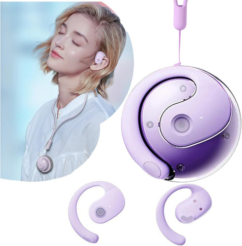 Earphone Wireless Bluetooth, OWS Hanging Bluetooth 5.4 Earphones, Open Ear Headset Ball - Portable and Comfortable, HiFi Stereo Sound Headphones N...