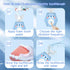 Kids Electric U Shaped Toothbrush Replacement Brush Head with 3 Normal Brush Head and 2 U Shaped Brush Head -Age2-7...