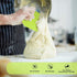 SURDOCA Dough Scraper Bench Scraper - 3P 4.7x3.7" Plastic Flexible Bowl Scraper, Sharp Edge & Angles Cake Scraper. Non-Slip Bakeware Decorating To...