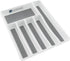 Silverware Drawer Organizer with 6 Sections and Nonslip Tray - For Kitchen Flatware and Cutlery, Office Supplies, and Makeup Products by Lavish Ho...
