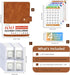 100 Envelopes Money Saving Challenge Binder, A5 Budget Binder with Envelopes and Challenge Tracker, 2024 New Savings Challenges Planner Book to Sa...