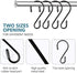 20 Pack 3.15 Inch S Hooks Stainless Steel Hanging Hooks Heavy Duty S Hooks for Hanging Kitchenware, Pots, Pans, Plants, Clothes, Towels in Kitchen...