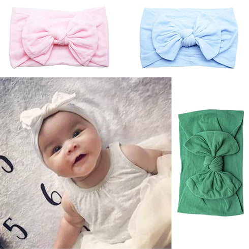 20PCS Baby Girls Headbands Soft Nylon Newborns Headbands 4.5inch Hair Bows Elastic Hairbands Hair Accessories for Newborns Infants Toddlers Girls ...