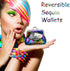 Frienda Sequin Coin Purses Reversible Sequin Mini Wallets Pouches Colorful Sequins Bags for Women Party Favor...