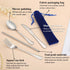 Kyraton Portable Flatware, Reusable Camping Flatware, Bento Box Flatware, Silverware For School/Work/Office/Outdoor, Dishwasher Safe, Set of 4 Pie...