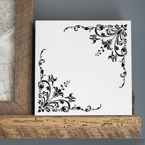 Turn of The Century Stencil Details (10 mil plastic) | Decor Stencils for Painting on Wood, Wall, Tile, Canvas, Paper, Fabric, Furniture and Floor...