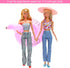 ENOCHT 17 PCS 11.5 Inch Girl Dolls Summer Clothes and Accessories 1 Sequin Mermaid Swimsuit 5 Swimwears 2 Outfits 3 Slippers 6 Accessories Hat Gla...