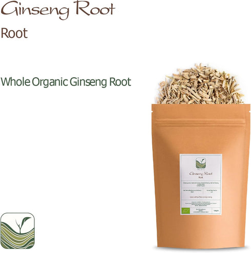 Organic White Ginseng Culinary Spice - Organic Gourmet Quality - 100g...