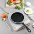 5 Inch Mini Nonstick Egg Pan, Small Frying Pan Nonstick Small Egg Frying Pan Single Egg Frying Pan Stainless Steel Egg Pan Blue...