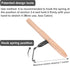 Lever Spring Puller Tool Couch Spring Repair Kit Upholstery Tools and Supplies Wooden Handle...