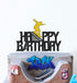 Glitter Happy Birthday Skateboard Cake Topper for Extreme Skateboard Sport Skateboarding Graffiti Theme Birthday Party Cake Decorations...