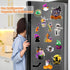 16 Pcs Halloween Magnets Reflective Car Magnets Decorations Halloween Refrigerator Magnetic Stickers Holiday Pumpkin Bat Magnet Stickers Accessori...