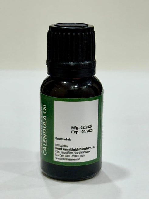 Calendula | Pot Marigold Oil 15 ML (0.51 Fl.OZ) | 100% Pure Natural Undiluted Uncut Therapeutic Grade Calendula Officinalis Carrier Oil...