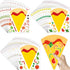 Make a Pizza Stickers, Pizza Crafts Pizza Party Supplies Decorations Pizza Party Favors for DIY Arts Birthday Games (36 Sheets)...