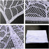 AerWo Halloween Decorations Indoor Fireplace Mantel Scarf, White Lace Spiderweb Fireplace Cover for Halloween Mantle Decor Festive Party Supplies,...