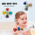 Suction Cup Spinner Toys for Toddlers 1-3, 3PCS Spinning Tops Toys for Kids Window Spinner Toys, Sensory Bath Toys for Babies 12-18 Months, Boys G...