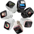 14 Pack Case with Tempered Glass Screen Protector for Apple Watch Series 8 Series 7 41mm,JZK Hard PC Full Coverage Slim Guard Bumper Protective Co...