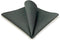 S&W SHLAX&WING Mens Tie Dark Gray Charcoal Gray Matching Pocket Square Only...