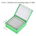 uxcell Centrifuge Tube Freezer Storage Box 81-Well Waterproof Cardboard Holder Green for 1.8ml/2ml Micro Centrifuge Tubes...