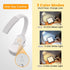 Clamp Table Lamp, 10 LEDs USB Rechargeable Clip on Book Light for Bed Reading with 3 Lighting Colors, Stepless Dimming, 120 Hours Runtime, 360° Fl...