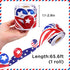 4th of July Bulletin Board Border 65.6ft Independence Day Classroom Blackboard Decoration for School/Office/Party...