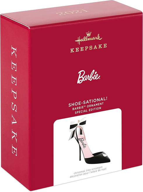 Hallmark Keepsake Christmas Ornament 2021, Barbie Shoe-Sational! Special Edition, Metal...