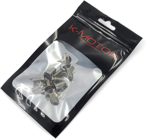 Brake Rotor Screws - Compatible with Honda - Compatible with Acura - Stainless Steel (10 Pack)...