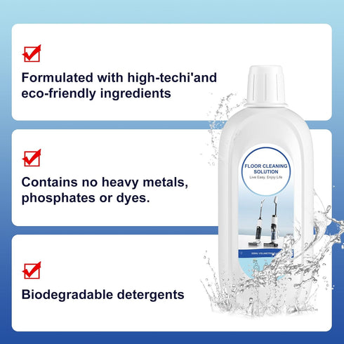10 Bottles Compatible with Tineco Cleaning Solution 500ml Per Bottle Lavender Scents and Orange Scents Floor Cleaner Compatible with All Robot Vac...